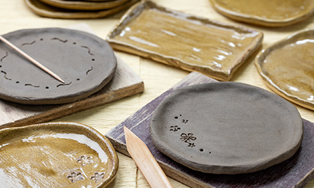 かわいいお皿作り