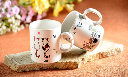 マグカップ絵付け