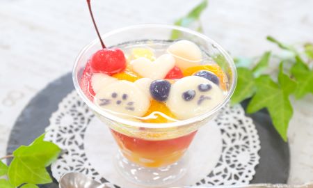 白玉のゼリーポンチ作り 6月