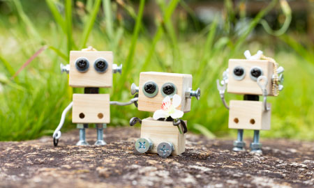 ウッドロボット作り