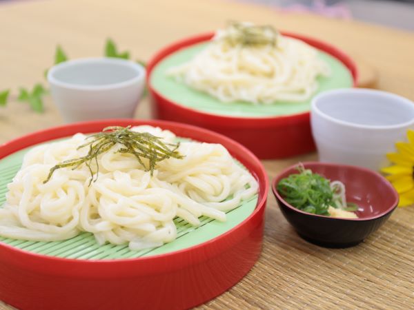 粉から作る うどん作り