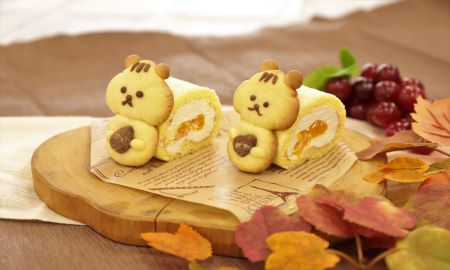 リスのロールケーキ作り 11月